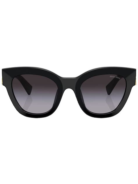 miu miu eyewear sunglasses cateye|Miu Miu 54mm Gradient Cat Eye Sunglasses .